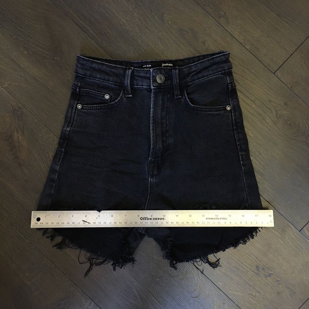 High Rise Denim Shorts - Picture 10 of 11